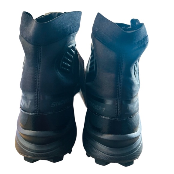Salomon Snowcross Advanced Boots Shoes Black Magnet Mens US 10 UK 9.5 NIB RARE - Picture 6 of 11